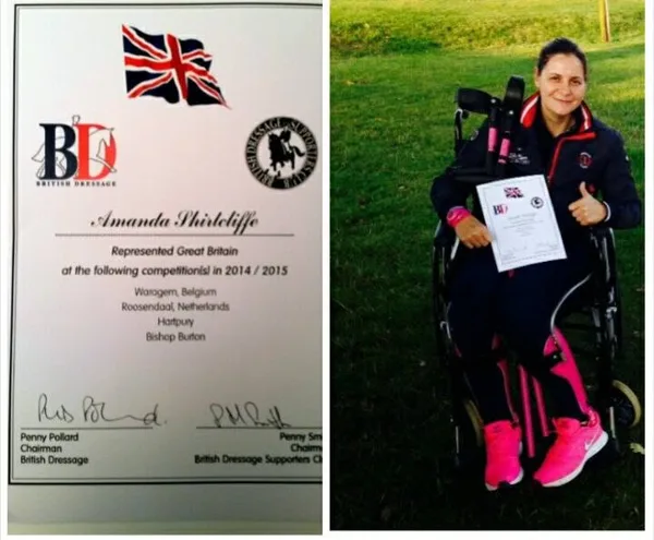 British Dressage: Represented Great Britain, 2014/15
