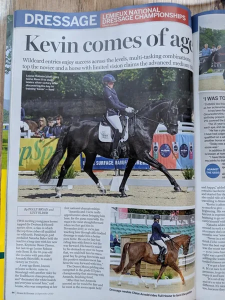 Horse & Hound: Kevin comes of age